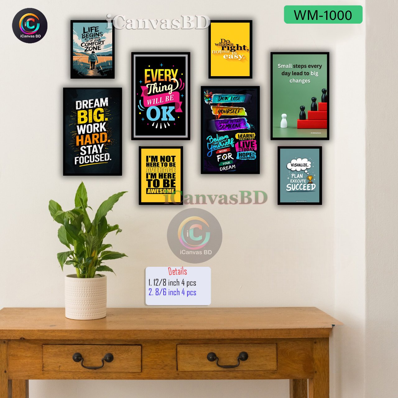 Motivational Wallboard Set (WM-1000)