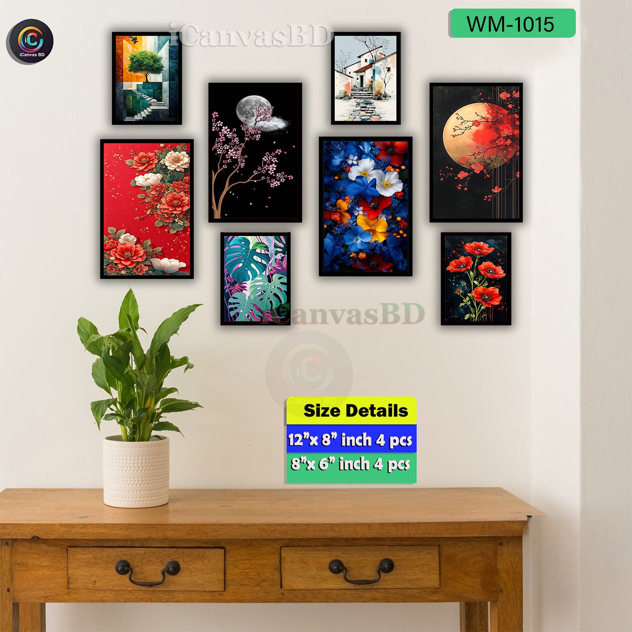 Premium Wallboard Set Mix Size (WM-1015)