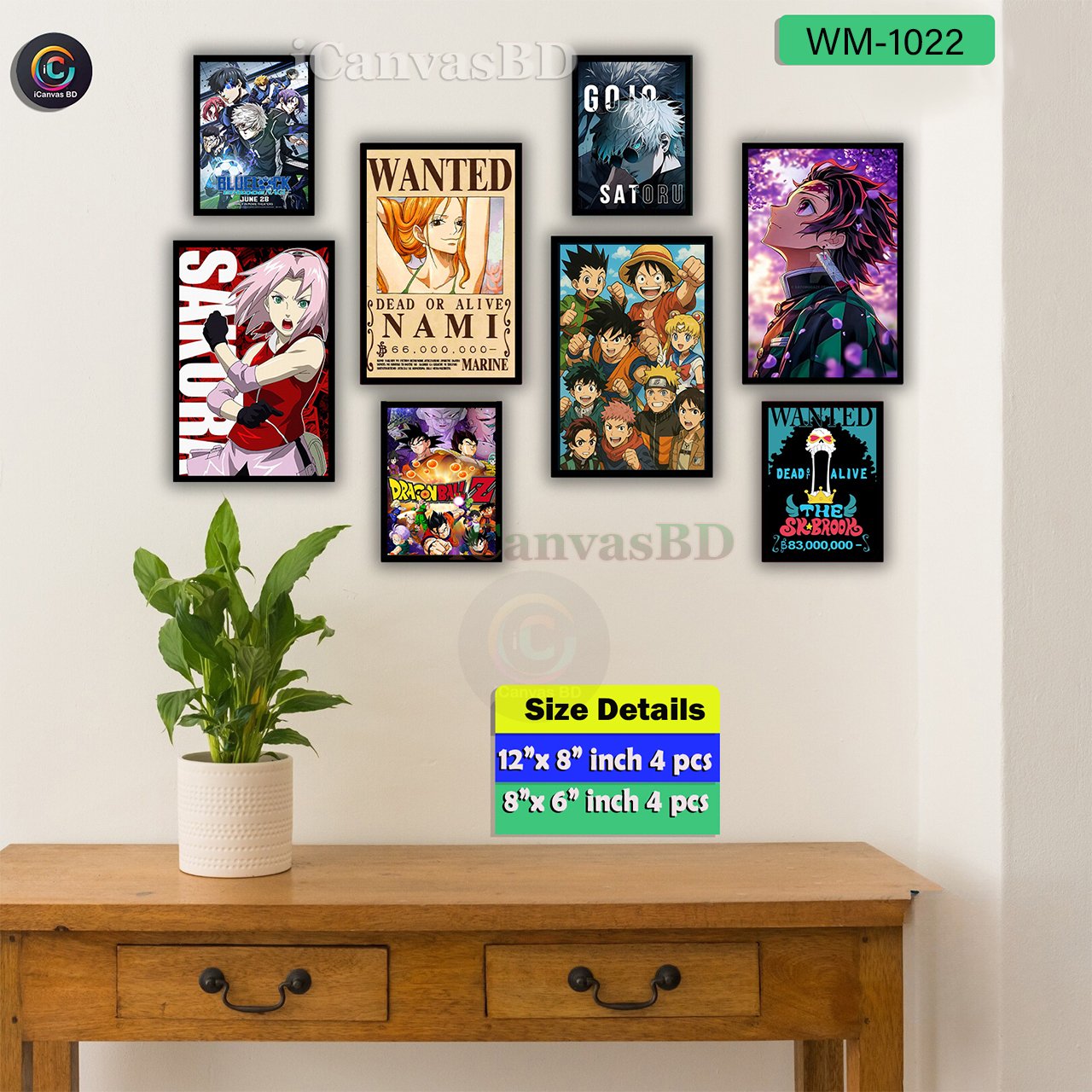 Premium Wallboard Set Mix Size (WM-1022)